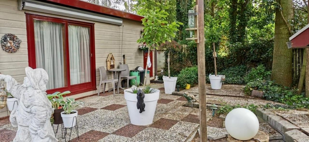Retro Relax Resort Midden In Het Bos Op De Veluwe In Putten Ngoại thất bức ảnh